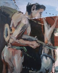 Georg Baselitz "Ein Jäger (A Hunter)", 1968
