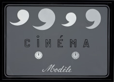 Marcel Broodthaers "Cinéma Modèle", 1970