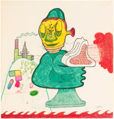 Peter Saul, Buck Rogers' Enemy, 1962