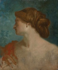 PIERRE PUVIS DE CHAVANNES, &ldquo;Portrait de femme de Profil (Portrait of a Woman in Profile)&rdquo;, ca. 1857-1860