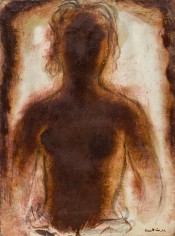 Jean Fautrier "Buste de femme nue (Bust of a female nude)", 1939