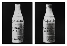 "L'objet écrit (La bouteille de lait)", 1967