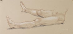 “Preparatory drawing for the 1977 painting, ‘Winter’” 1977