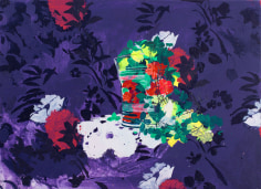 Hurvin Anderson "Still Life Using Plastic Flowers", 2011