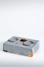 &quot;Standart-Modell&quot;, 1972-1973 Cardboard, metal lids, paint