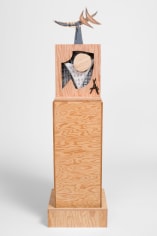 Aaron Curry, "Non-Objective Perspective on the Gestalt of an Abstraction in a Box (For Ash)”, 2023