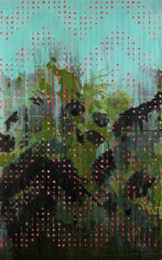 "Beaded Curtain (Red Apples)", 2010