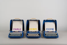 "Parle Ecrit Copie", 1972-1973