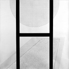 Seher Shah, Emergent Structures: Capital mass, 2011, Graphite and gouache on paper, 183 x 183 cm