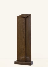 Chaouki Choukini, Roi, 1995, Wangu&eacute;/Wenge, 144.5 x 50 x 22 cm