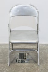 Nazgol Ansarinia, Private Assortment Series&nbsp;2011 - 2013, Metal Chair, 2013, Mixed media, 50 x 46 x 80 cm