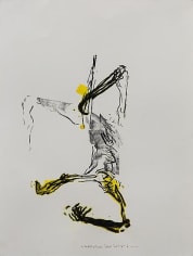 Shawki Youssef, Variation 1, 2013, Mixed media on paper, 48 x 36 cm