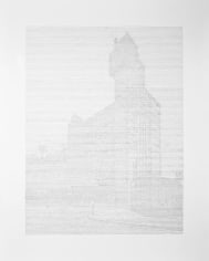 Seher Shah,&nbsp;Brutalist Traces (Glenkerry House-London), 2015, Graphite on paper, 127 x 101.6 cm