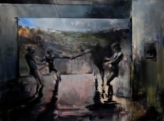 Zsolt Bodoni, Play, 2012, Acrylic and oil on canvas, 195 x 265 cm