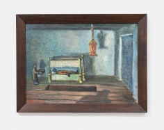 Samir Rafi, Lifes Tragedy,&nbsp;1949, Oil on panel,&nbsp;58.5 x 78 x 3 cm