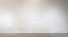 Elizabet Cervi&ntilde;o, Sigh in a niche (Suspuro en Nicho), 2018, Five panels made of parafin wax, Dimensions variable