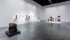Poetry in Wood, Chaouki Choukini, Installation view at Green Art Gallery, Dubai, 2016