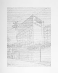 Seher Shah, Single&nbsp;Utopias (Golconde IV, Pondicherry), 2017, Graphite on paper, 127 x 101.6 cm