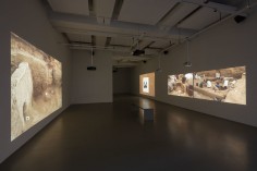 Rossella Biscotti, The City, 2018, 8-channel video installation, colour, 3-channel sound, 5 screens