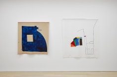 Ana Mazzei,&nbsp;Jim&nbsp;and Predio, 2017, Paint on linen, (Jim) 150 x 130 cm, (Predio)&nbsp;165 x 150 cm