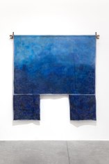 Ana Mazzei, Blue Drop, 2018, Acrylic on Linen, 217 x 217 cm