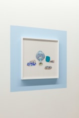 Kamrooz Aram, Ancient Blue Ornament: Still Life with Bottle&nbsp;(detail), 2016 - 2018, Framed archival pigment prints on painted wall