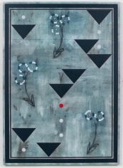Kamrooz Aram, Ornamental Composition for Social Spaces 22, 2018, Oil, wax, oil crayon and pencil on canvas, 198&nbsp;x 142&nbsp;cm