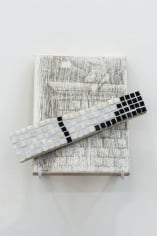 Hera B&uuml;y&uuml;ktaş&ccedil;ıyan, Icons for builders, 2017, Wood and marble, 26.3 x 20 cm