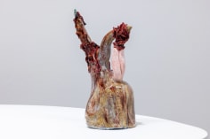 Dorsa Asadi, Fructifying Chenar (plane tree) with the strange fruit at the wrong time of Autumn, 2023, Ceramics, 40 x 16 x 17 cm