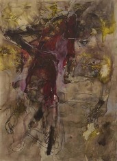 Shawki Youssef, Borrowing Botticelli&#039;s delicacy, 2011, Mixed media on canvas, 134 x 97 cm
