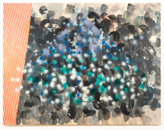 Keltie Ferris  Untitled, 2005  Oil on canvas  70 x 90 inches