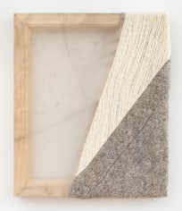 Martha Tuttle Sierra Negra (2), 2018 Wool, silk, pigment 12 x 10 inches