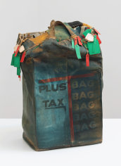 John Outterbridge Plus Tax: Shopping Bag Society, Rag Man Series, 1971