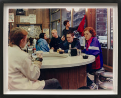 This is an image of a photograph made by Art Club 2000 in 1992-1993 titled: Untitled (Donut Shop 1).