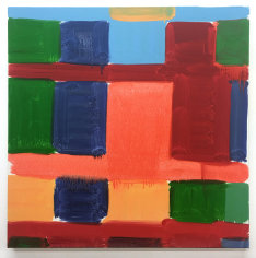 Stanley Whitney  Roma 19, 2020  Oil on linen  24 x 24 inches