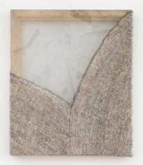 Martha Tuttle Like water I have no skin (14), 2018 Wool, silk, pigment 12 x 10 inches