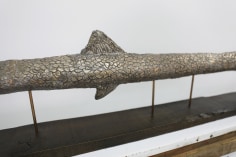 Zachary Armstrong &quot;Long Fish&quot; [detail], 2018 Bronze 12 x 96 x 4-3/4 inches