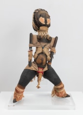 John Outterbridge &quot;Tribal Piece, Ethnic Heritage Series&quot;, c. 1978-82 Mixed media 30-1/2 x 16 x 9 inches