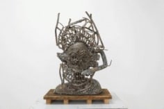 Zachary Armstrong  &quot;Bronze Crown for Keith&quot;, 2018  Bronze  32 x 18 inches
