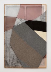 Image of an artwork by Martha Tuttle made in 2021 that is 72 inches by 48 inches in size and consists of wool, silk, dye, graphite, and pigment.