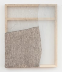 Martha Tuttle &quot;Stone (5)&quot;, 2018 Wool, silk, pigment 30 x 25 inches