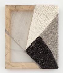 Martha Tuttle &quot;Sierra Negra (3)&quot;, 2018 Wool, silk, pigment 12 x 10 inches