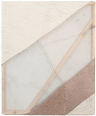 Martha Tuttle  Sky flowing backward II, 2018  Wool, silk, dye, and pigment  30 x 25 inches