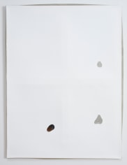 Luca Dellaverson &quot;Untitled&quot;, 2013 Gesso on epoxy resin and mirrored glass with wood support 40 x 30 inches