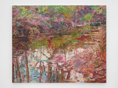 Foad Satterfield  Creek Series No. 4, 2016  Acrylic on canvas  60 x 72 in.