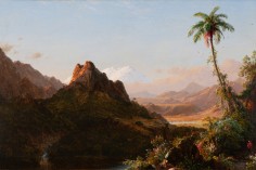 Frederic Edwin Church, In the Tropics, 1856, oil on canvas, 25 1/4 x 36 1/4 inches (64.1 x 92 cm)&nbsp;