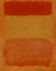 Mark Rothko, Orange, Red, Yellow, 1956, oil on canvas, 79 x 69 inches (200.7 x 175.3 cm)&nbsp;&copy; 1998 by Kate Rothko Prizel and Christopher Rothko