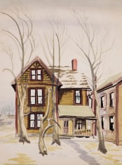 Charles Ephraim Burchfield (1893&ndash;1967), &quot;Frosted Windows,&quot; 1917. Watercolor and pencil on paper, 26 x 20 in.