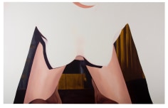 LES ROGERS  Folding Over You, 2010  Oil on canvas  84h x 132w x 1 1/4d in