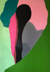 LES ROGERS  Clearly, 2018  Oil on canvas  84h x 60w x 1 1/4d in  Collection New York